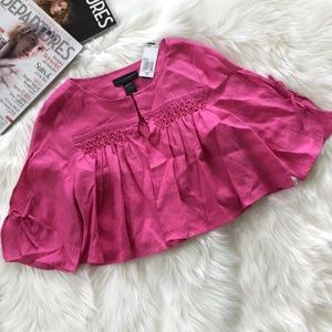 Grace Elements Beaded Linen Top